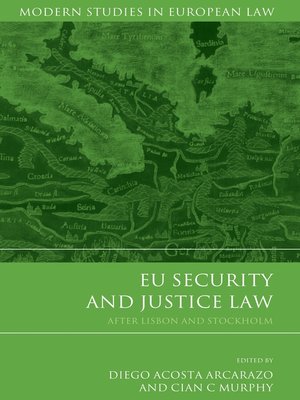 cover image of EU Security and Justice Law